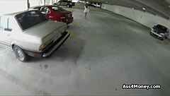 mall parking lot flashing turns into spicy teen fun