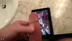 Tribute Cumshot Blasts Masked Nympho2225 Face!