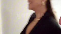 Birthday surprise! Cuckold wife takes two alpha cocks for double vaginal, anal creampie, squirt and swallow humiliation