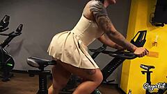 i spot muscular colombian sayafit at gym and pound her huge ass and pussy rough