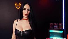 Busty Violet Voss Devours Huge Cock After Teasing Blowjob