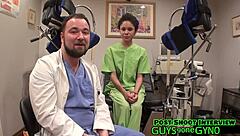 Petite latina in latex gloves, wanna feel her tight pussy missionary style?