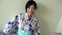 you seeing saki aoyama's big natural tits bounce while she blows that hard cock outdoors uncensored?