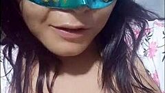 stepsis drops her first homemade porn vid handling pussy