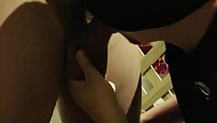 brazilian chubby amateur cums hard dominated by yuri diaz in first-time fetish kiss