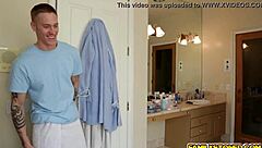 Step Bro Sideways Pounds Stacey Leann's Teen Pussy with Monster Cock