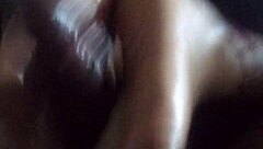 aalyah gives that thick ebony bbw footjob tease slow and steady