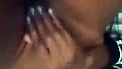 wanna watch her squirt huge on hospital bed with cucumber fingering big black pussy?