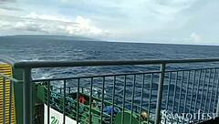 Pinay Probinsyana Sucks Chief Mate's Cock for Boat Ticket