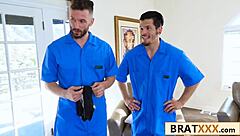 tiny muslim rebel overwhelmed by two massive cocks