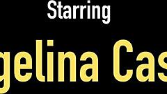 sara jay rides angelina's huge strap-on deep 👅🍑