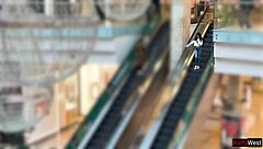 Bet You Dare Watch Skinny Teen Pee Jeans in Mall?