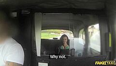 fake taxi brunette workout on my cock feels so good!!