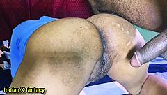 Neelam Madam's Wide Pussy Gets Hammered Doggystyle by Huge Cock in Stockings