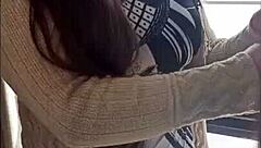 Latin Wife Slut Takes Double Penetration Birthday Cocks From Two Guys!