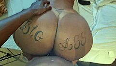 woman begs for hard anal fuck with full creampie inside