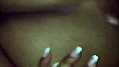 thick ebony bbw bends over for deep anal doggystyle creampie