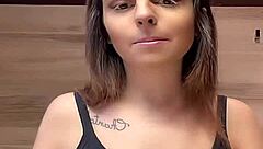 How do massive braless tits bounce in that tight tanktop?