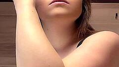 How do massive braless tits bounce in that tight tanktop?