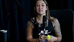 Flor De Damiana Plays Fetish Toys In Sheer Red