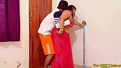 Caught Beautiful Maid Bent Over for Brutal Doggystyle Pounding