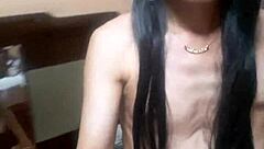 Emotional waves of desire in sexy crossdressing allure