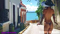 Slut Majick Teases Topless Slow Motion in Public Cemetery Shocker!