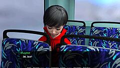 Girlfriend flashes pussy on bus with friend before monster cock ride