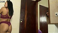 wife cheats bold flashing tits cuckold creampie while hubby clueless