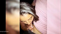 leaked homemade vid: mexican 18yo influencer deepthroats old cock outdoors