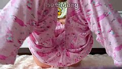 Skinny Asian teen fingers tight pussy closeup till massive squirt! 😱💦🔥