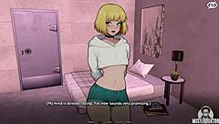 bunkered game with femboy 11. shemale ladyboy heats up play intensely.