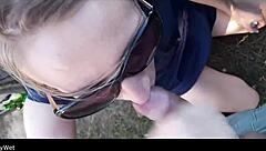 57 milf with killer curves 😍 flashing ass outdoors horny public fuck creampie! 💦