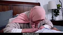 muslim girl chloe amour befriends non-muslim guy in hijab