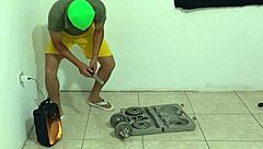 he watched his stepmom doing aerobics then flirted his way into sex at her place