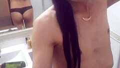 Emotional waves of desire in sexy crossdressing allure