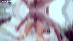 yes papi shove deep balls in colombian anal glamping