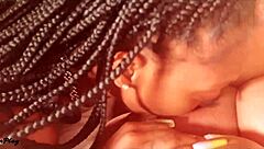 Squirt Soaks Ebony Milf Bella?