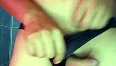 dude slips into sexy victoria's secret panties and dances wild