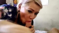 MATURE COCKSUCKER BEAUTY AIMEEPARADISE AKA AIMEE HOT MILF deepthroats and fucks rough with natural tits