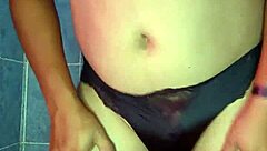 dude slips into sexy victoria's secret panties and dances wild