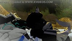 Shark gets rough creampie sex beyond bath time in roblox