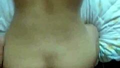 latina milf moans riding big cock shaved pussy wet orgasm