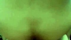 latina milf moans riding big cock shaved pussy wet orgasm