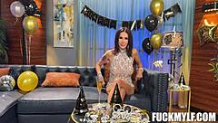 Shay spots busty petite MILF mommy for her hottest taboo fantasy blowjob