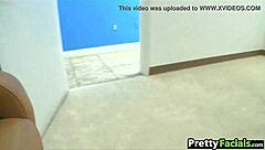 Nurse Vivian Versace Begs for Patient's Massive Facial Cumshot!