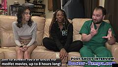 Giggles' Bare Feet Get Soaked on Beach Backstage at Beat2Feet.com