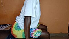 Ebony Teen 18+ Nails Doggy Style Hard!