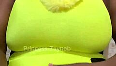 craving cock at night no man around so she pounds pussy hard