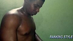 she bends over for intense ebony doggystyle pounding then he licks her wet pussy deep